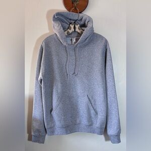 ❤️SOLD❤️ JERZEES Nublend Heather Grey Hooded Sweater Hoodie Size XL